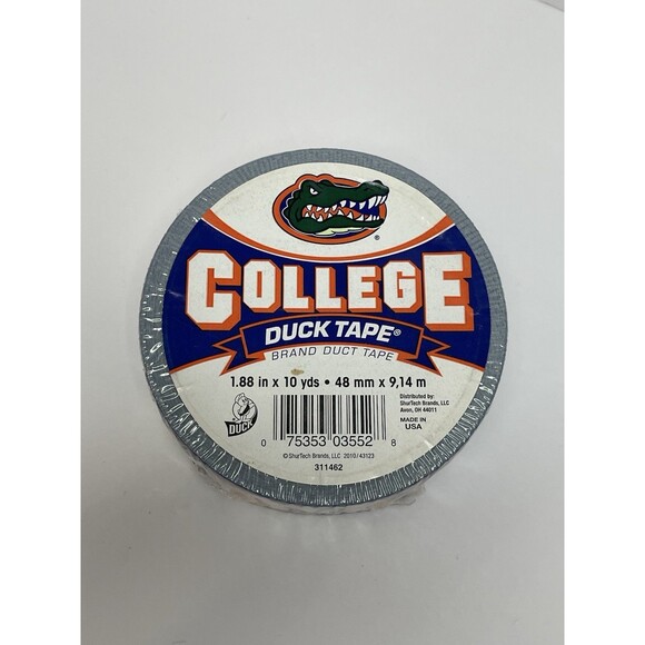 Duct Tape Florida Gators NEW 1.88x10yards Blue Orange - Picture 2 of 4
